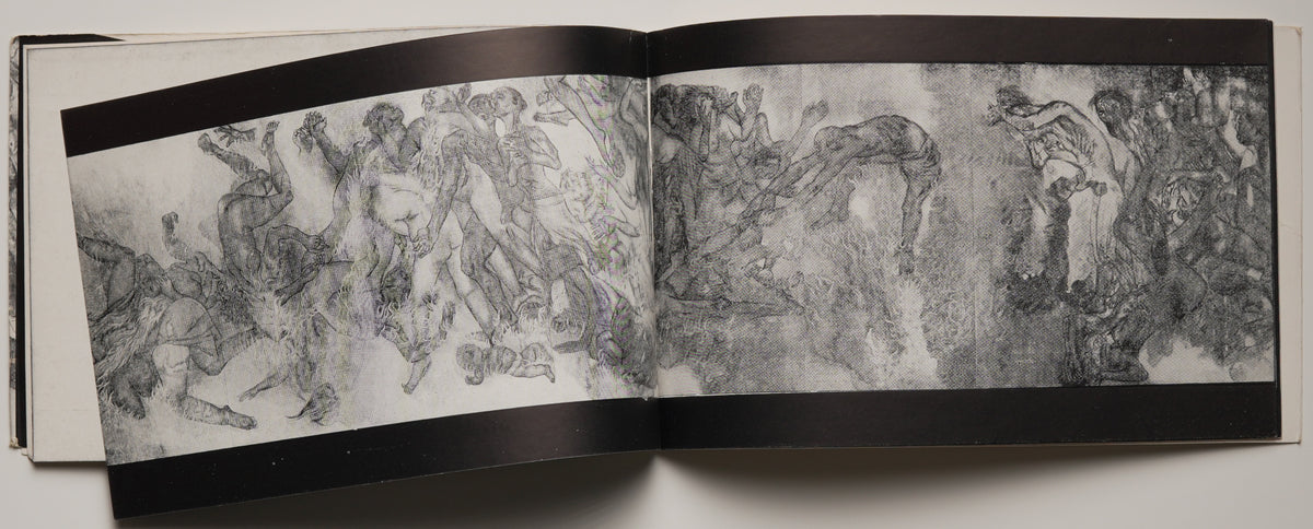 Maruki, Hiroshima (Moscow 1959): double-page reproduction from the Hiroshima Panels