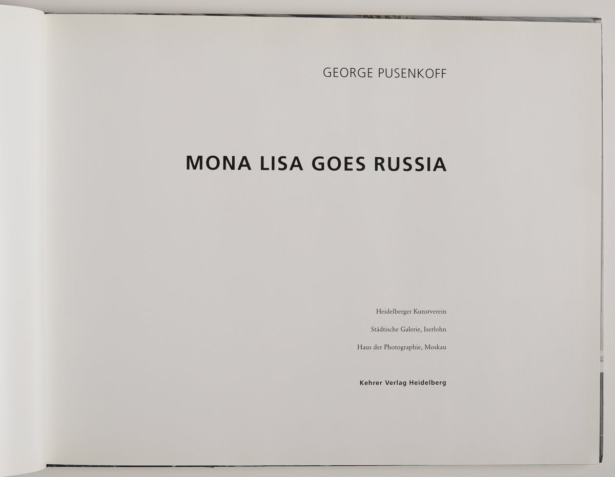 George Pusenkoff, Mona Lisa Goes Russia: title page