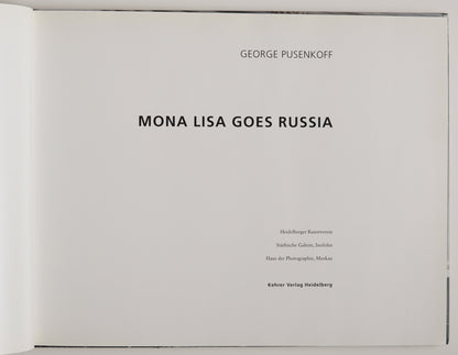 George Pusenkoff, Mona Lisa Goes Russia: title page