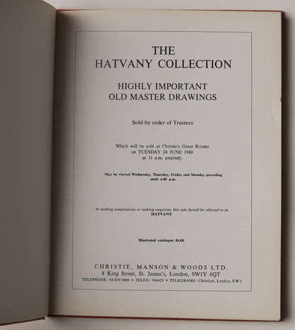 The Hatvany Collection, Christie's 1980: title page