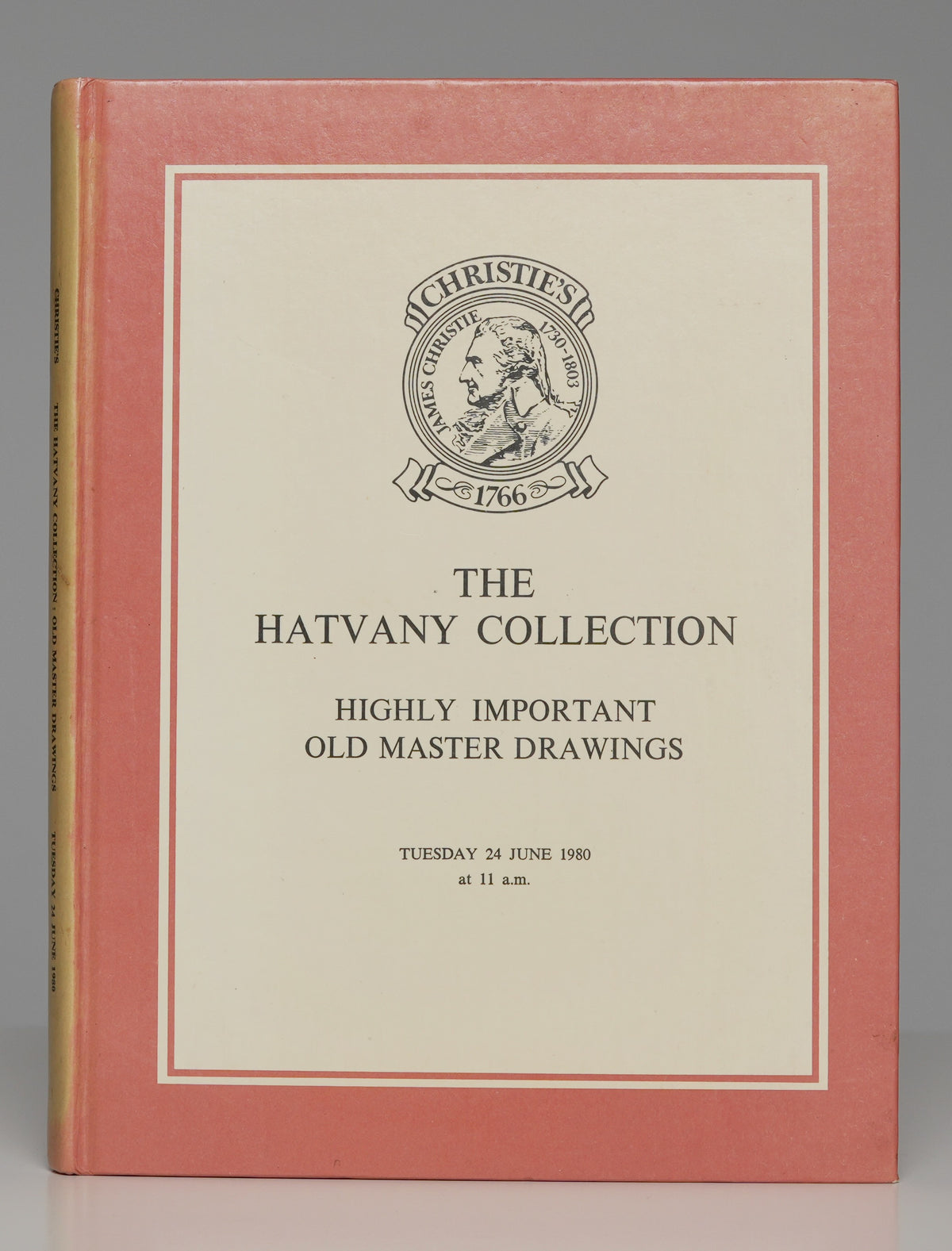 The Hatvany Collection, Christie's 1980: front wrapper with the Christie's crest