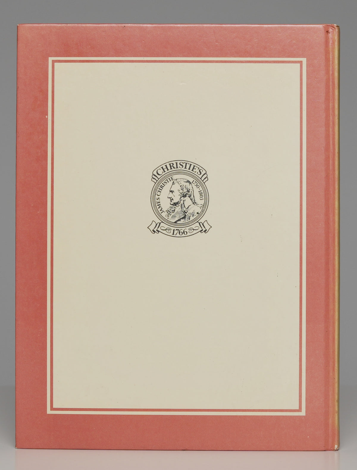 The Hatvany Collection, Christie's 1980: rear wrapper